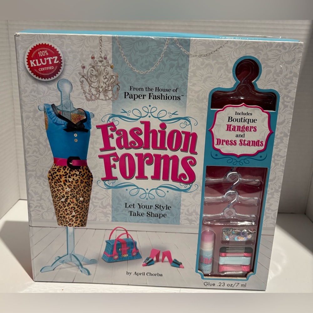 KLUTZ FASHION FORMS by April Chorba From The House Of Paper Fashions New Sealed